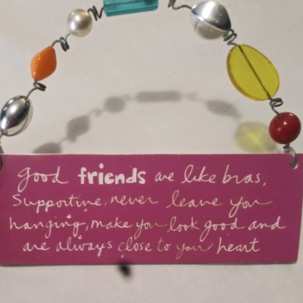 Good friends picture/hanger